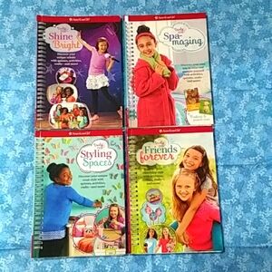 American Girl Truly Me Activity Books Set for Kids 4 Books Quizzes Crafts & More